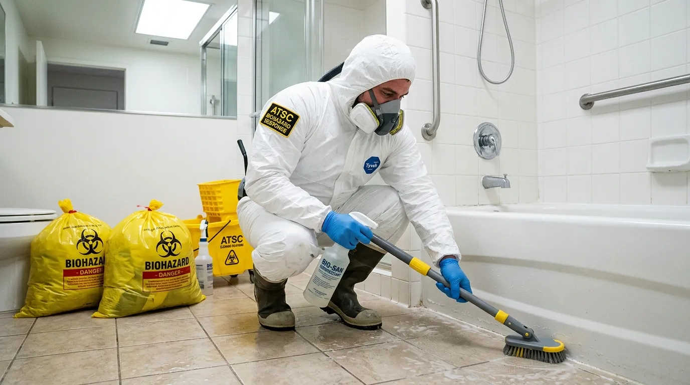 Decontamination equipment deployed for Blood Cleanup in Richland Hills